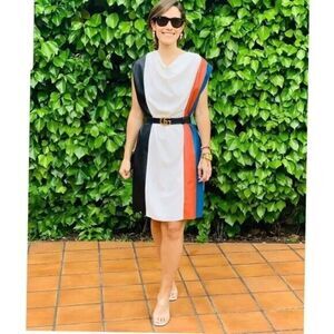 Zara Faux leather dress